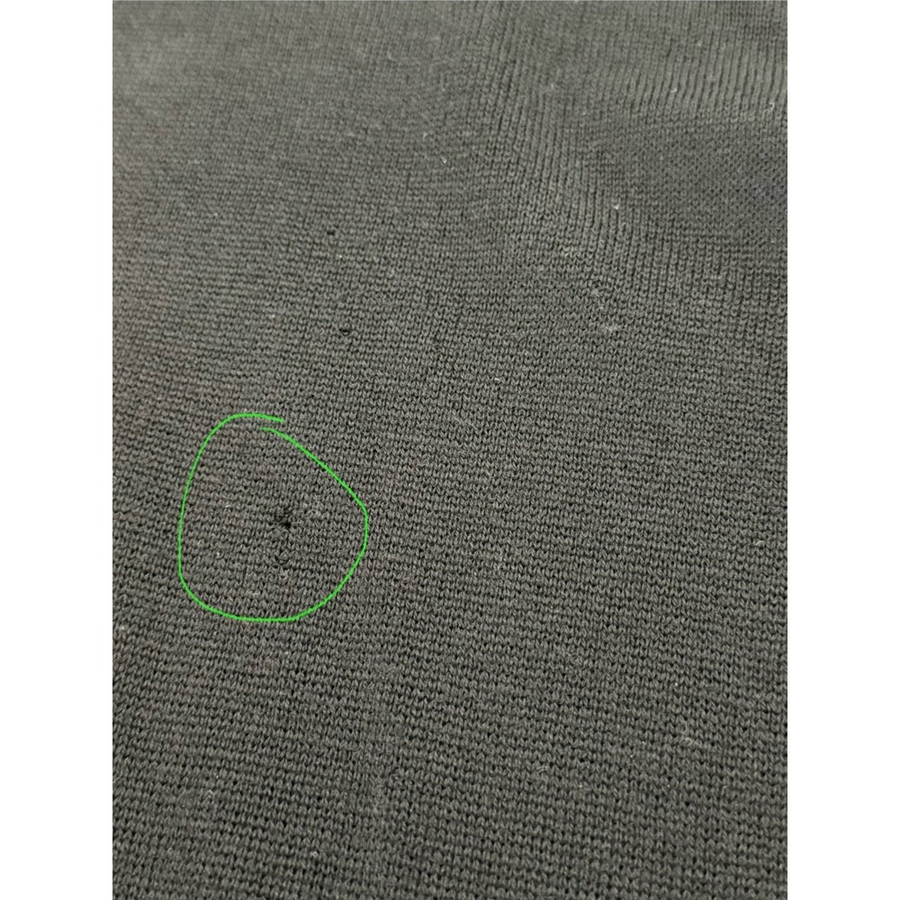 Vintage 90s I Levrieri Sweater Mens XXL Black Merino Wool Made In Italy Polo NWT - Picture 8 of 9